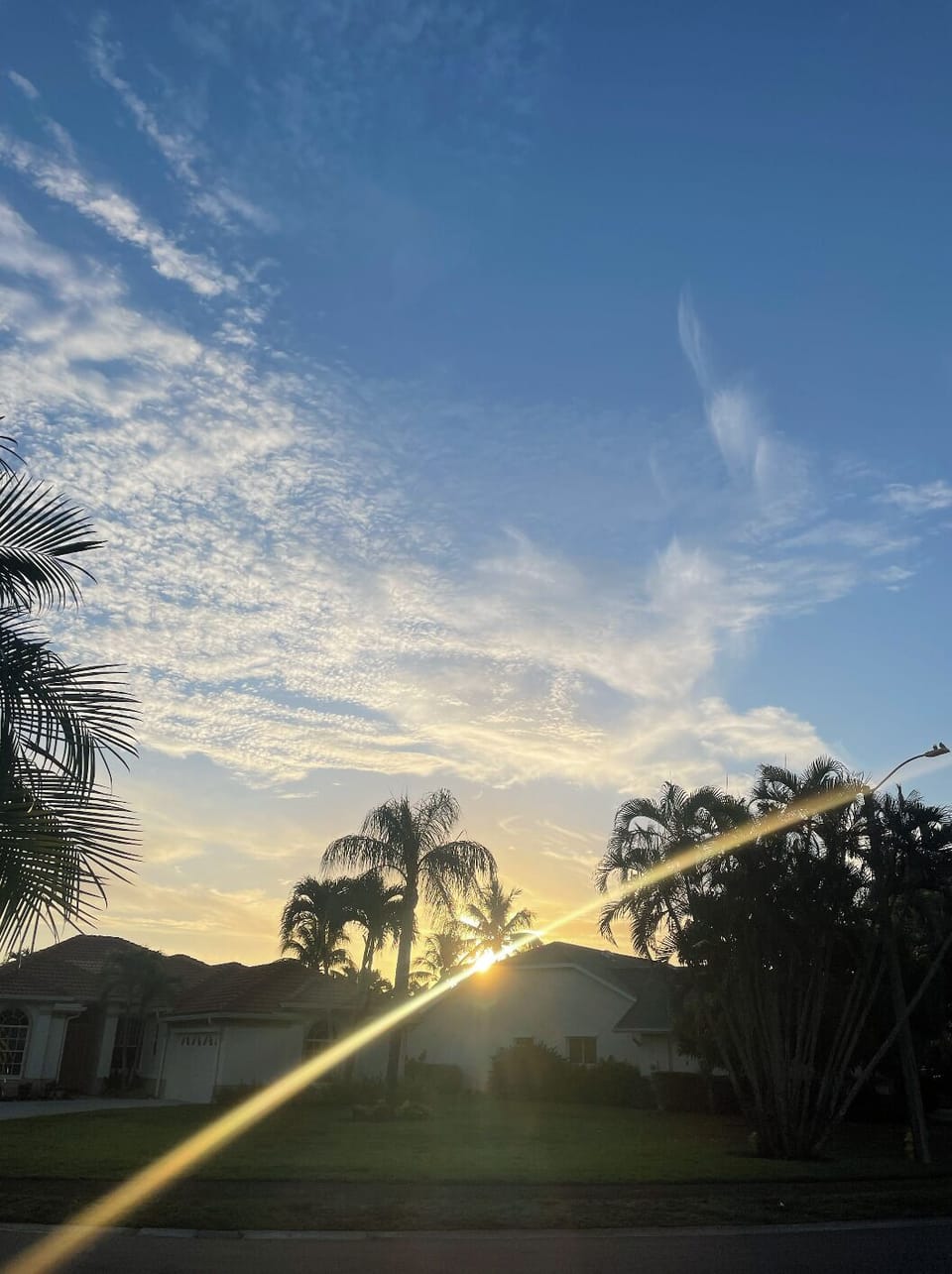 Sunrise view