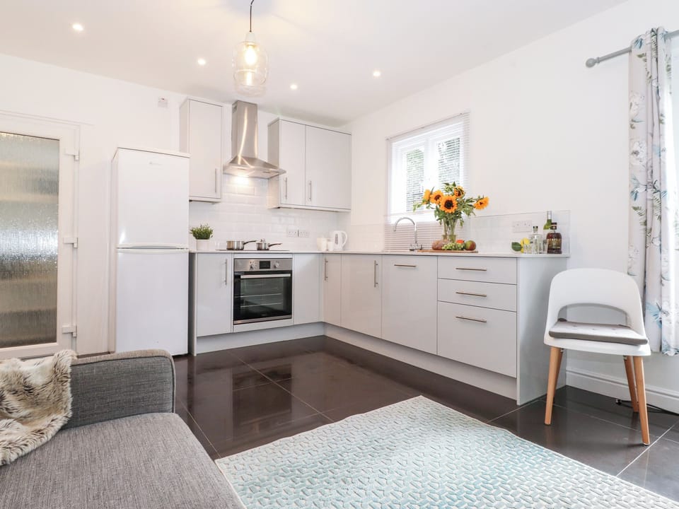 Fridge, dishwasher, electric kettle, toaster