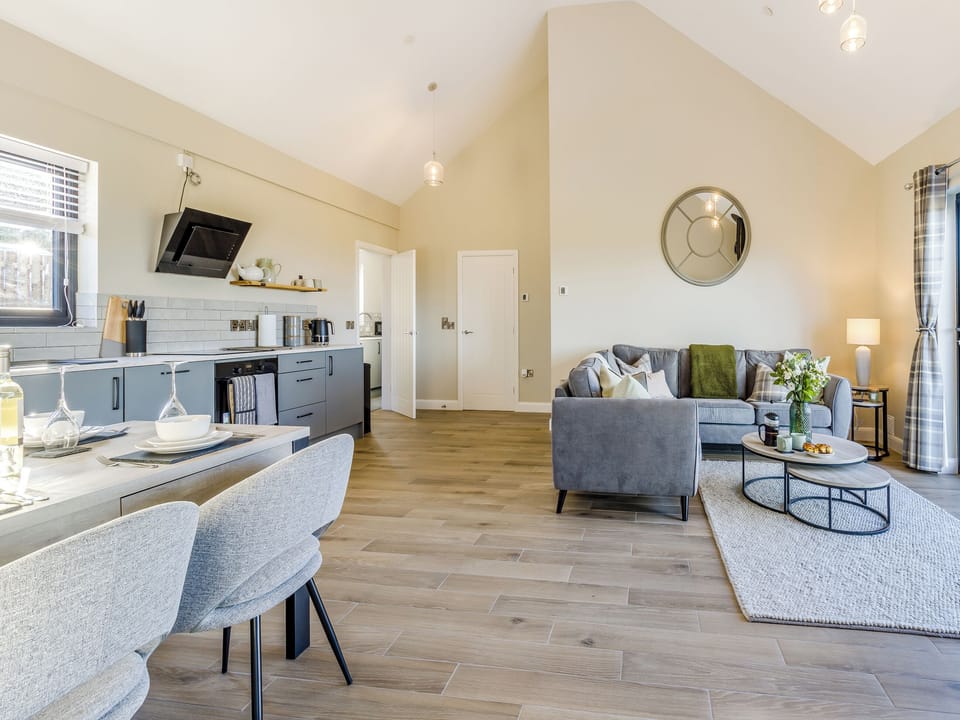 Open plan living space | The Warne - Pentre Lodges, Pentre