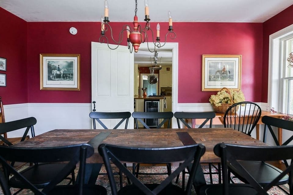 Enjoy a meal with the entire group in our dining room