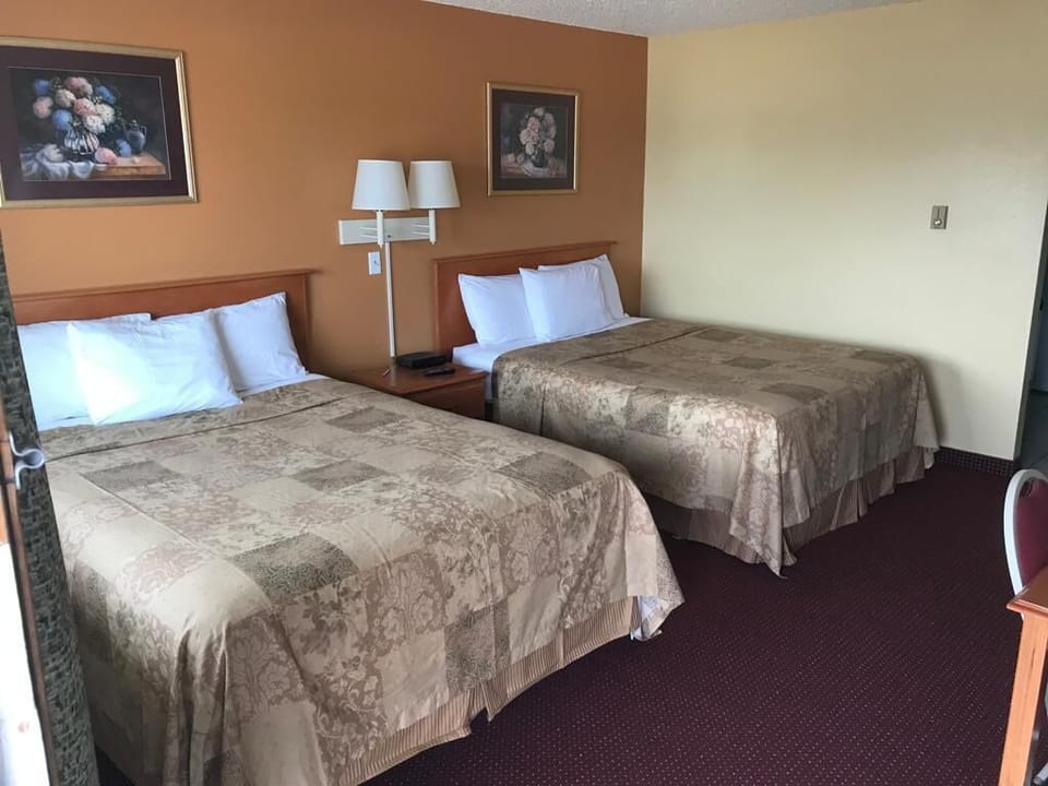 Blackout drapes, iron/ironing board, free WiFi, bed sheets