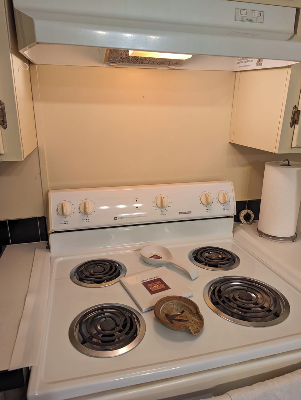 Full stove and oven.