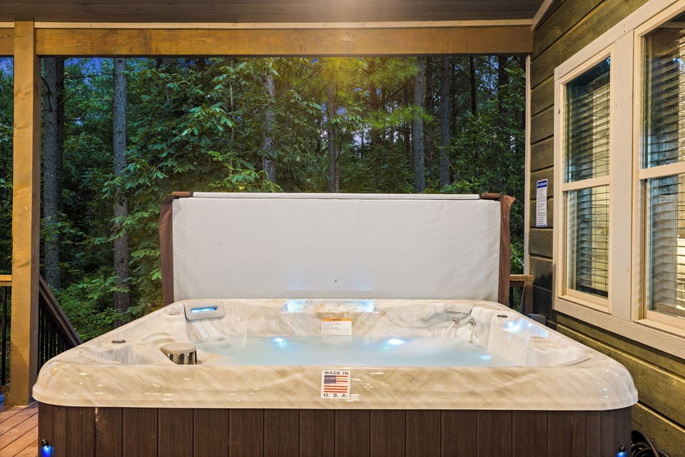 Soak in serenity – your hot tub retreat awaits.