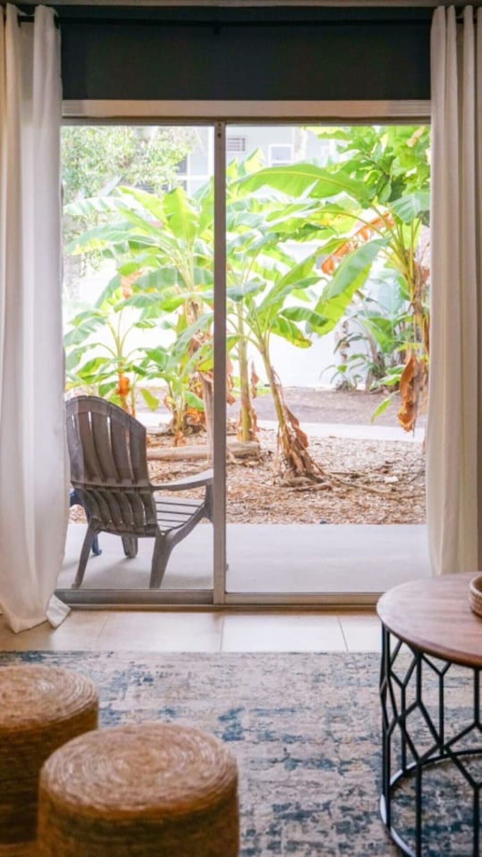 Experience the Ultimate Relaxation - Living Room with a Secluded Private Porch