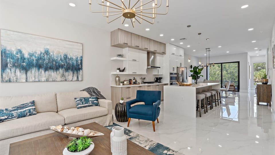 Townhome, 4 Bedrooms | Living area | Smart TV