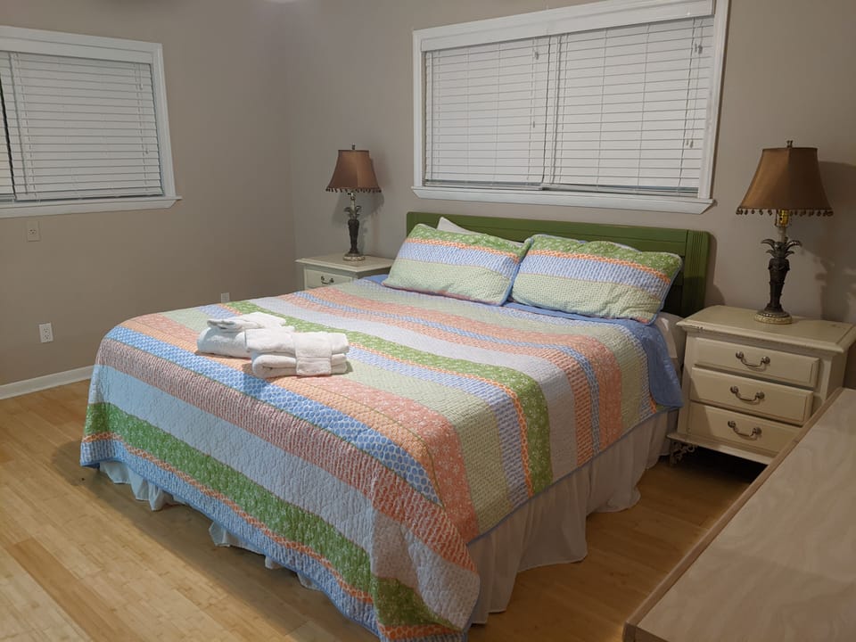 Main bedroom with king bed