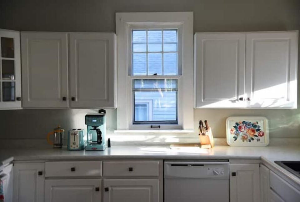 Well-appointed and stocked kitchen with everything you might need. 