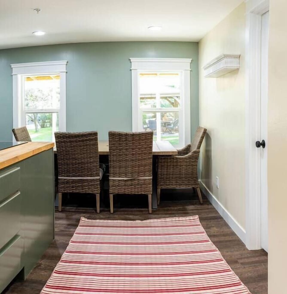 Bright and airy dining area to enjoy meals.
