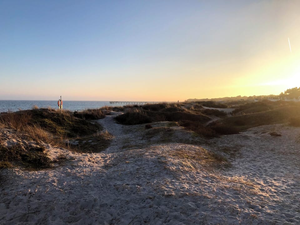 Beach 1000m from property.