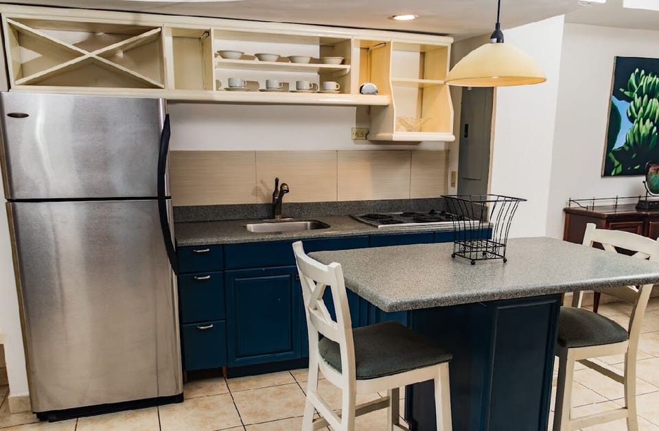 Executive Apartment, 2 Bedrooms, Terrace, Tower | Private kitchen | Fridge, microwave, stovetop, cookware/dishes/utensils