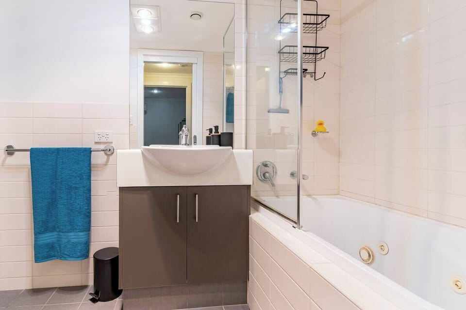 bathroom with a spar bath