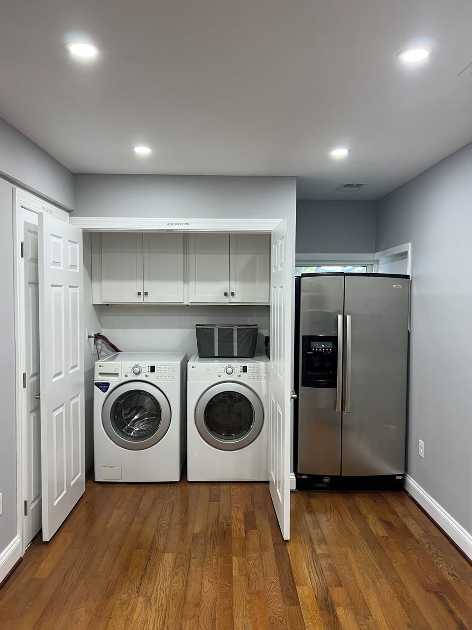 Washer and dryer area