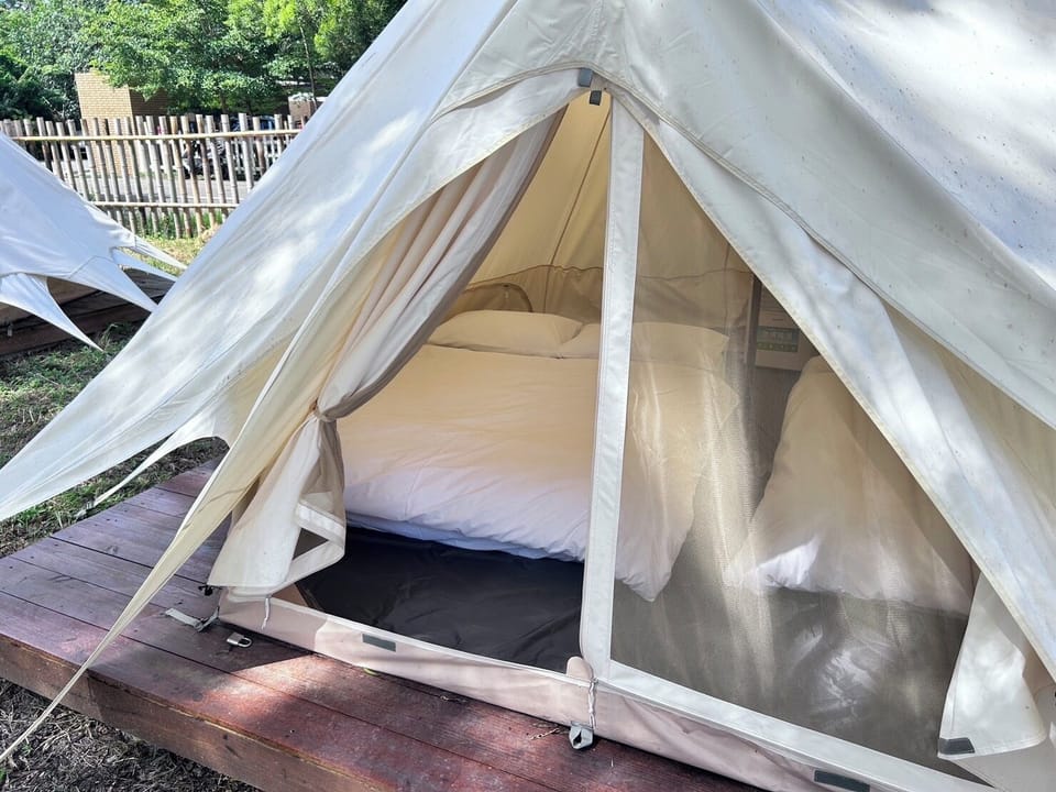 Deluxe Tent | 1 bedroom, Egyptian cotton sheets, premium bedding, pillowtop beds