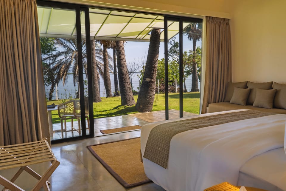 Luxury Villa, 1 King Bed, Non Smoking, Lagoon View | 1 bedroom, premium bedding, minibar, in-room safe