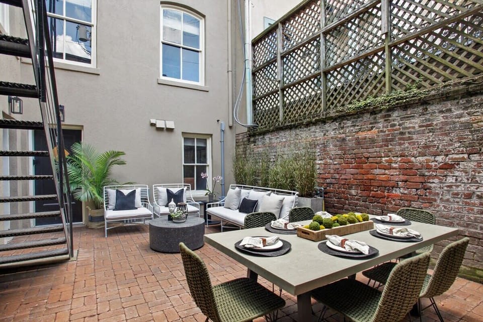 Courtyard | Shared Outdoor Courtyard Dining Area | Ground Floor