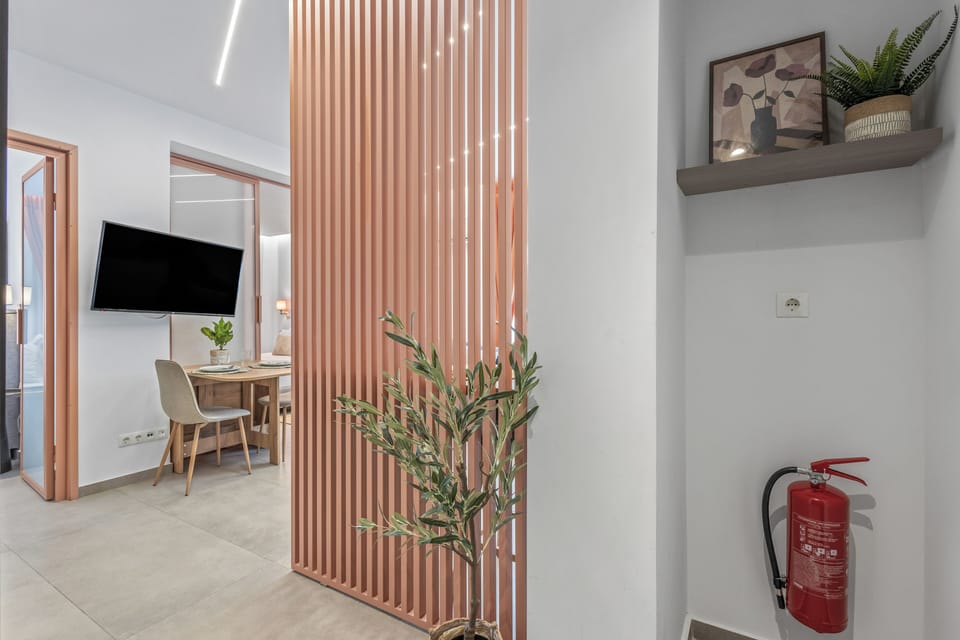 Theatrou Apt 3 - Two Bedroom Apartment - Heart of Athens | Living area | Smart TV