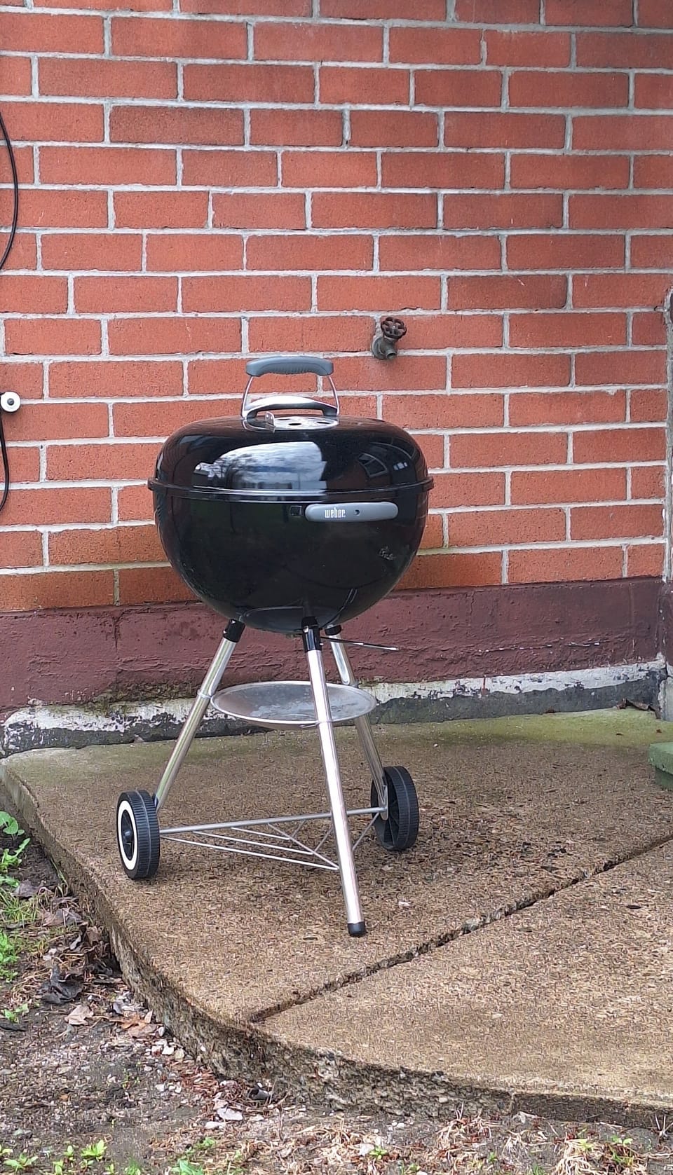 Charcoal grill, charcoal and grilling tools included.