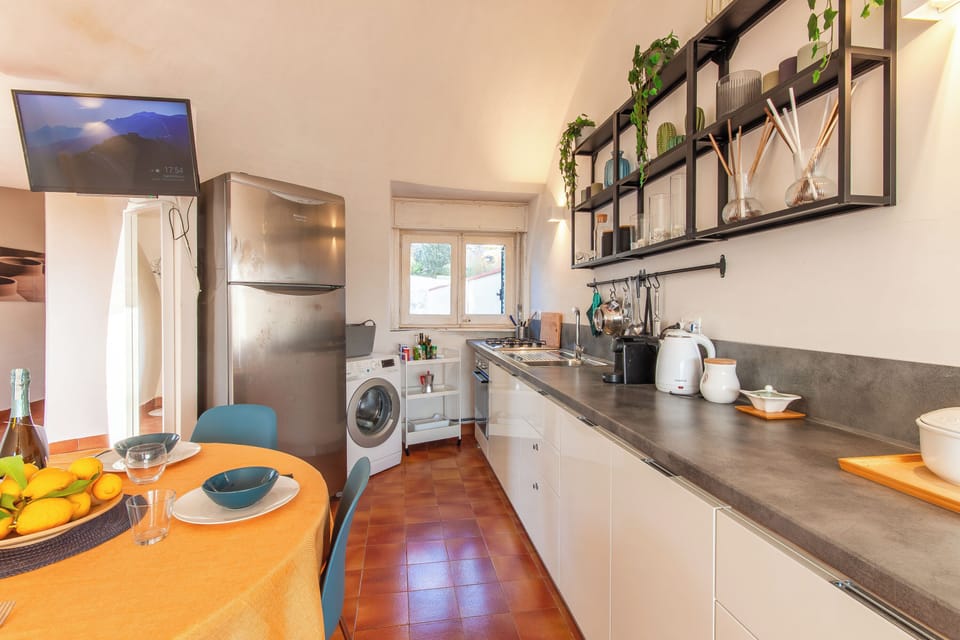 Family House, 2 Bedrooms, Terrace, Mountainside (Villa Macari Fantastic Sea View) | Private kitchen | Espresso maker