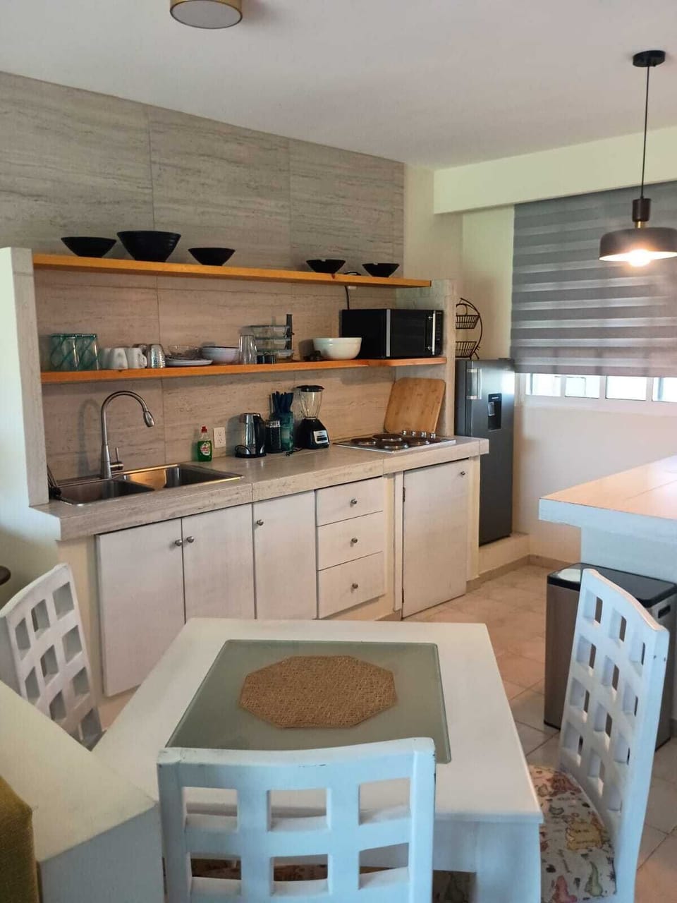 Apartment - Golf course view | Private kitchen | Full-size fridge, microwave, stovetop, coffee/tea maker