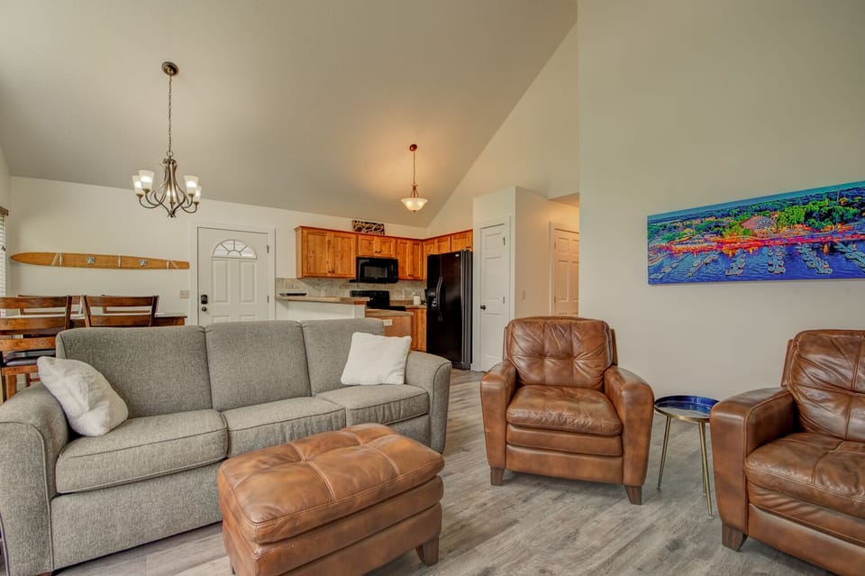 Living room with sleeper sofa