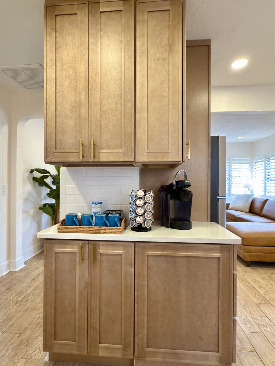Coffee, Tea, and snack bar, refrigerator