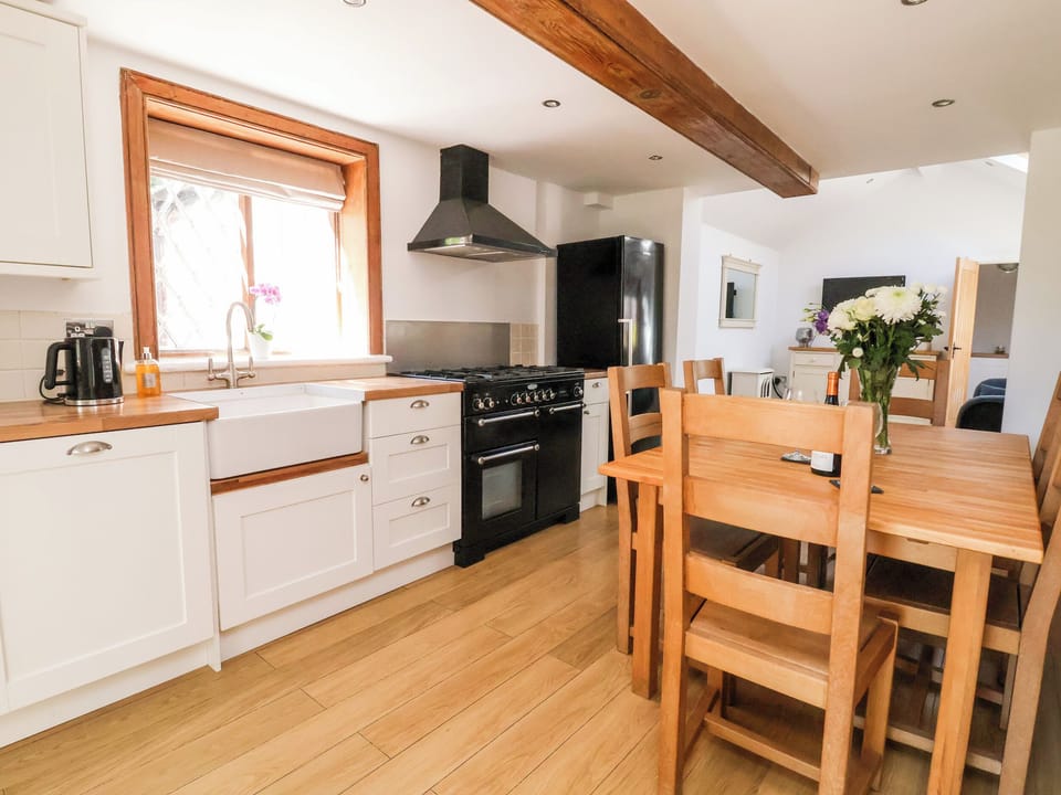 Fridge, dishwasher, electric kettle, toaster