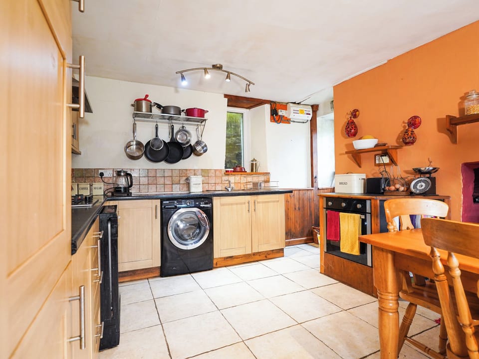 Fridge, dishwasher, electric kettle, toaster