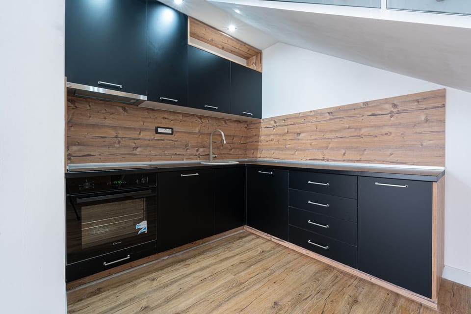For the comfort of our guests, kitchen is spacious, modern, built-in