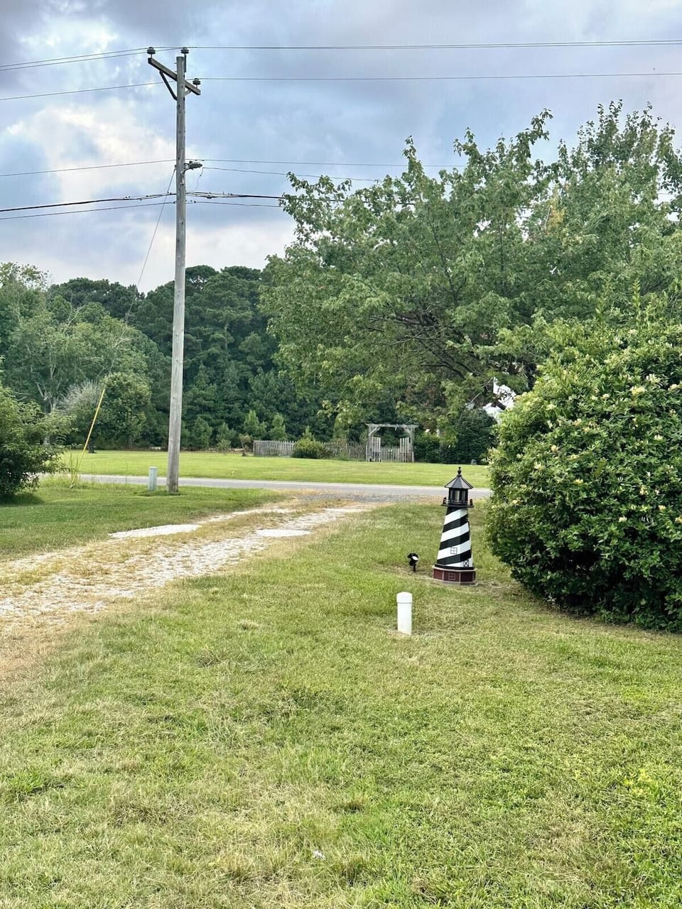 Driveway entrance 