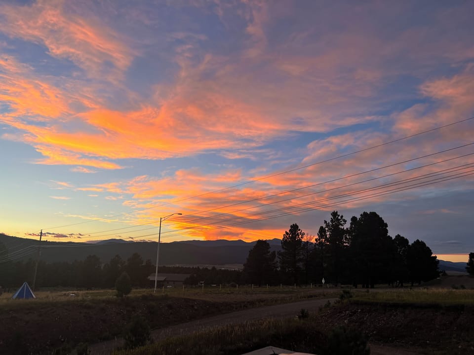 View from patio