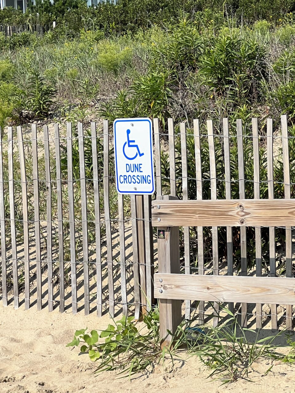 94th Street beach access is handicap accessible.