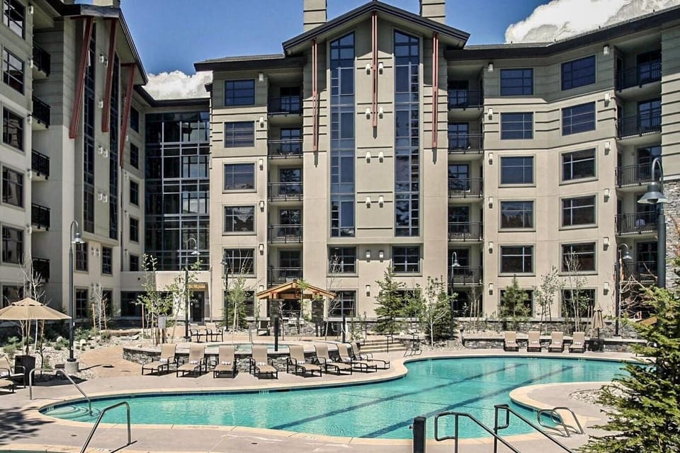 City, Building, Urban, High Rise, Pool