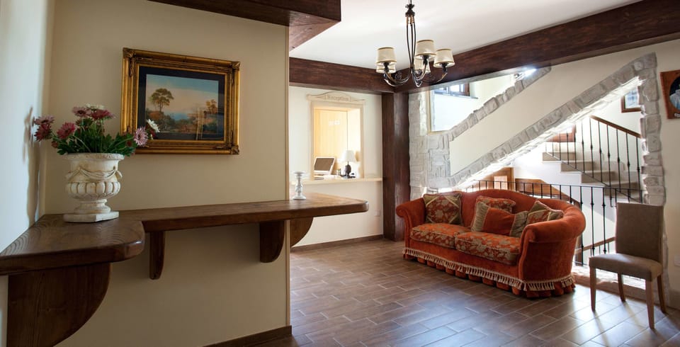 Lobby sitting area