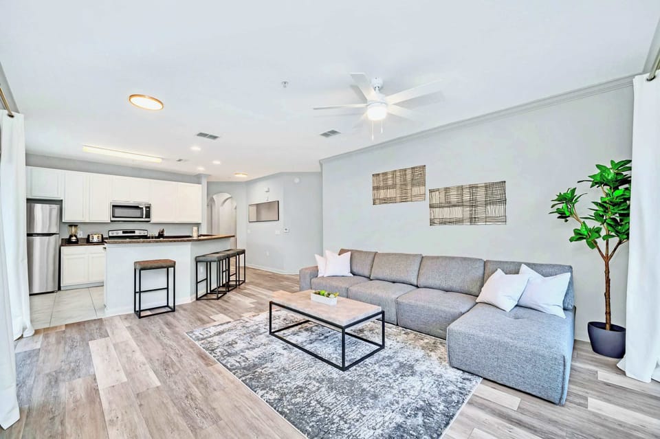 Living Room with Modern Furnishings 