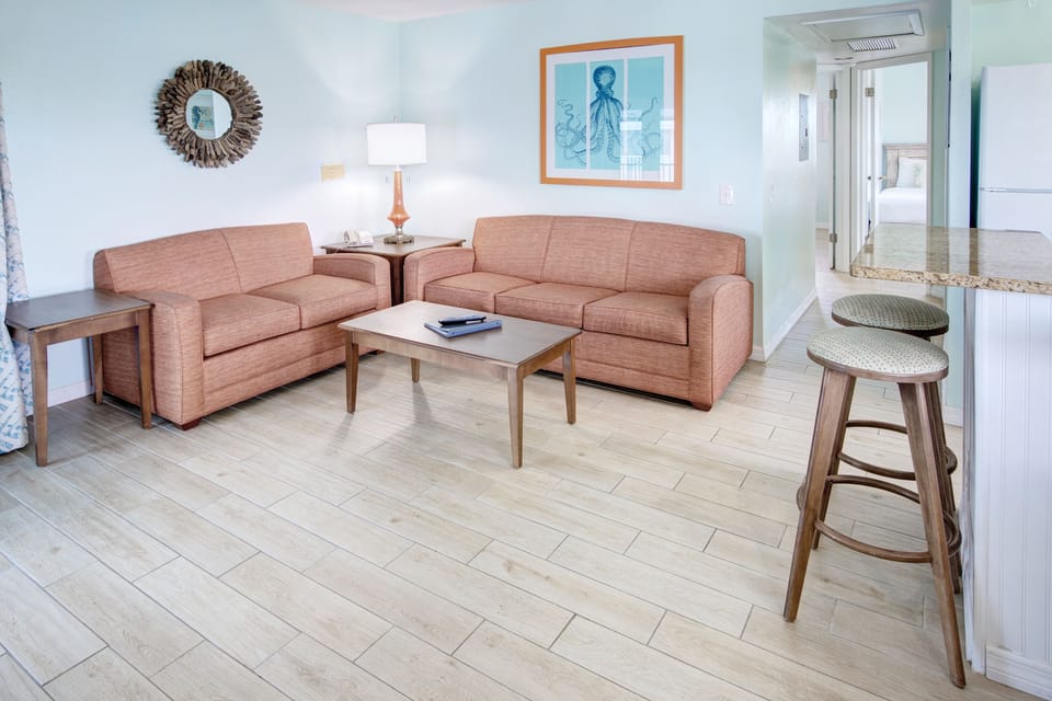 Sea Villas Condo,  2 Bedroom  | Living area | TV