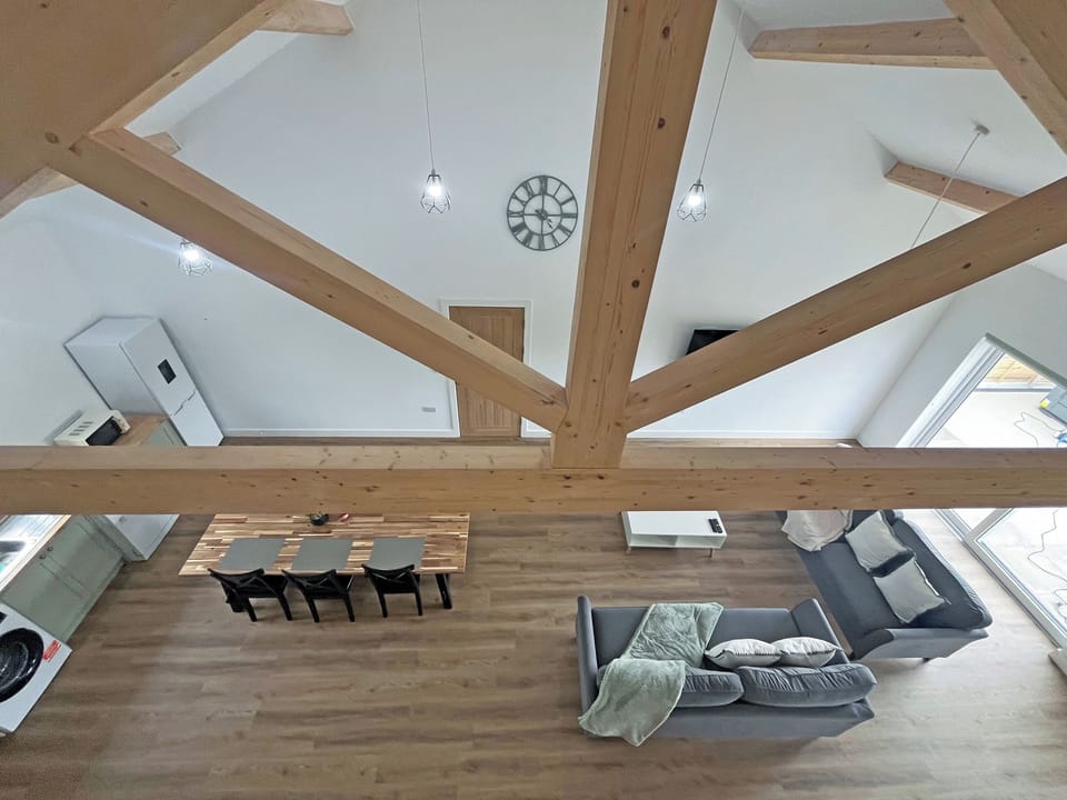 View from upstairs | Carnau Mawr - Brynawelon Farm, Meidrim, near Carmarthen
