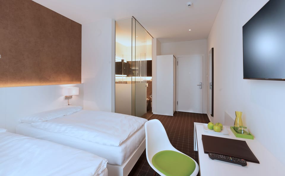 Premium bedding, in-room safe, desk, soundproofing