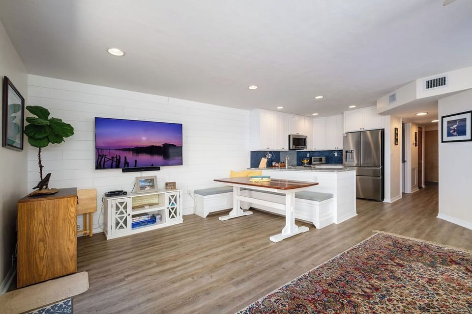 View of Kitchen and Dining Area