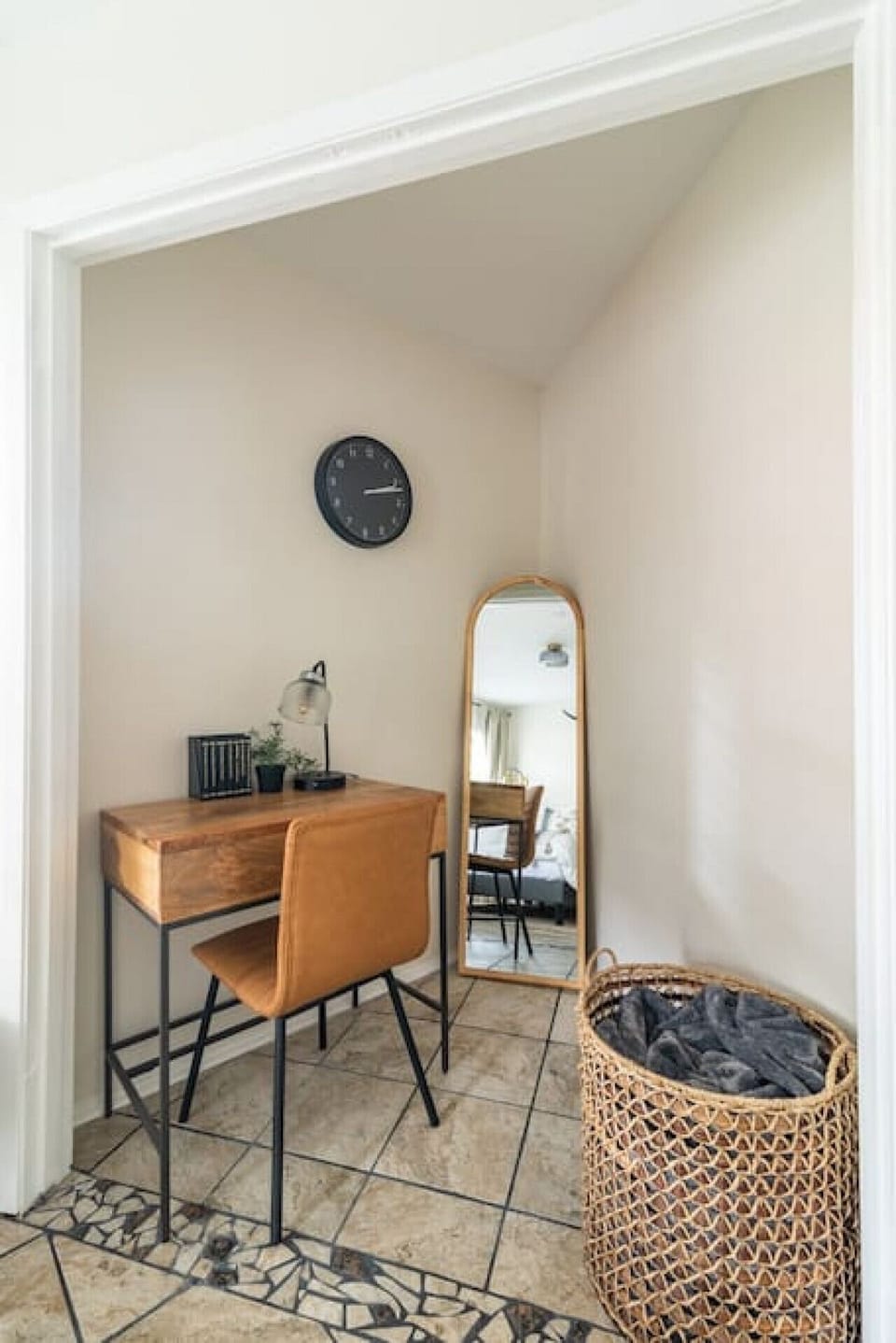 If you need to get some work done, you can use the desk in the primary bedroom.