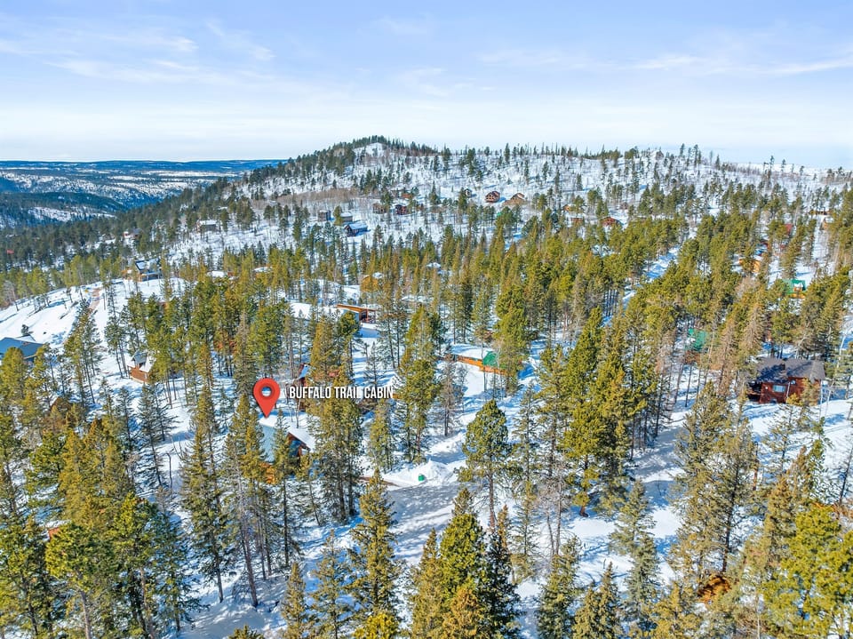 Peace and serenity abound at Buffalo Trail Cabin.