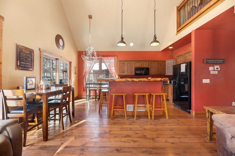 Fully stocked kitchen with everything you'll need to create a delicious meal.