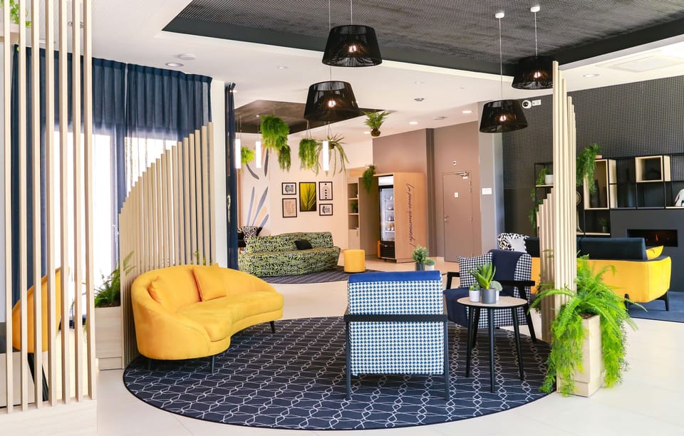 Relax and unwind in our inviting lounge, where comfort meets elegance.