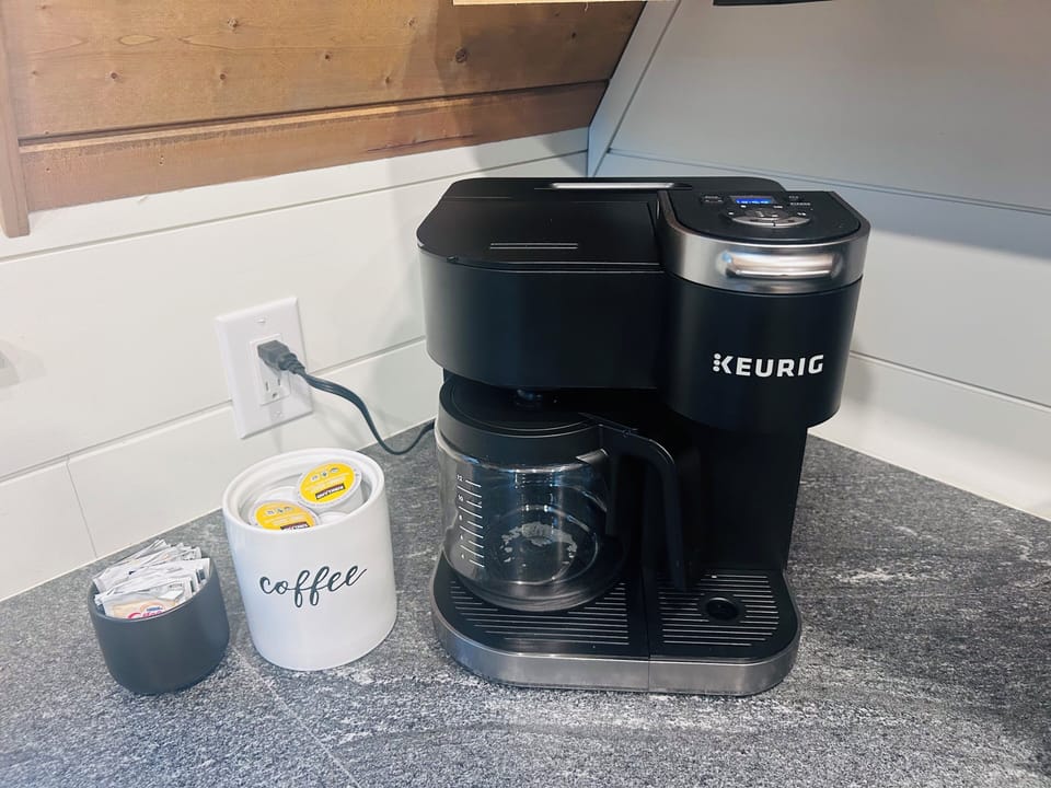 Limited supply of keurig pods supplied. 