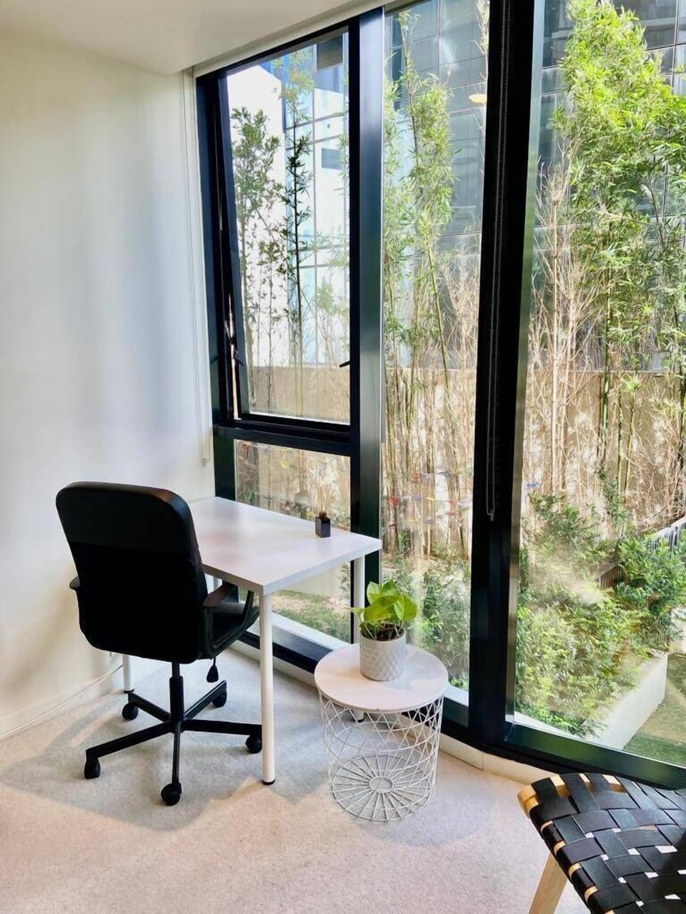 A private dedicated workspace, perfect for those on a working holiday.