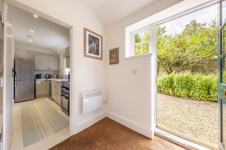 Light and airy entrance of The Vicarage Cottage, Great Limber, Lincolnshire