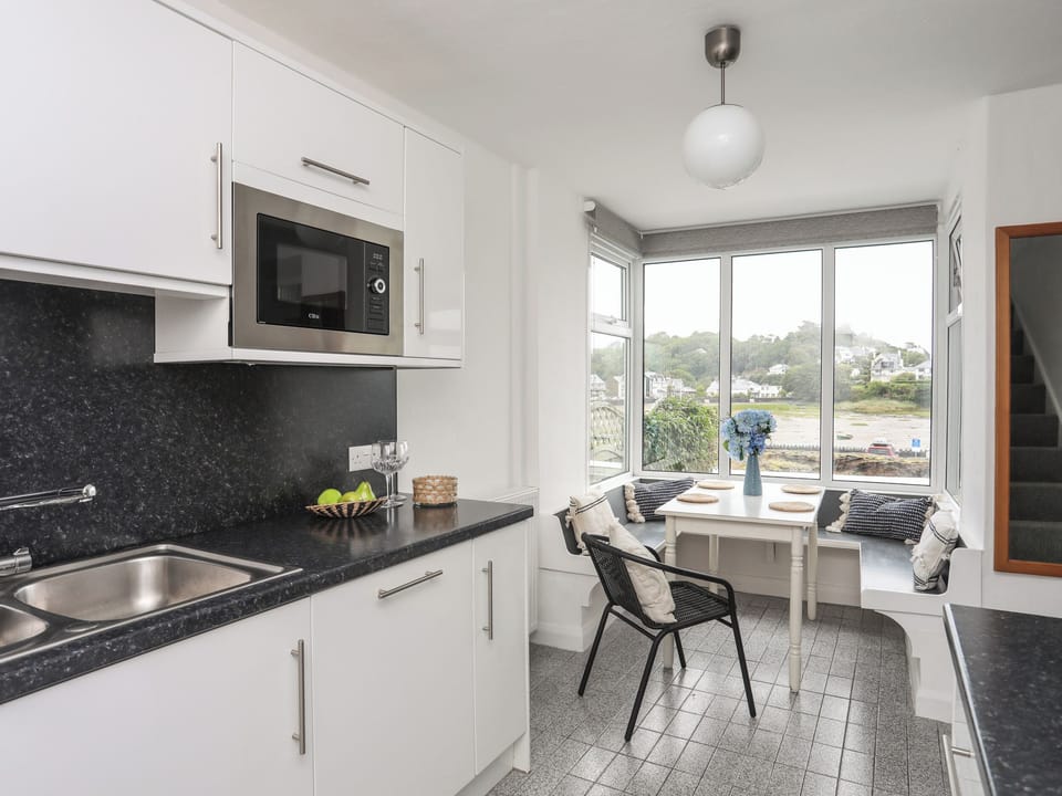 Fridge, dishwasher, electric kettle, toaster