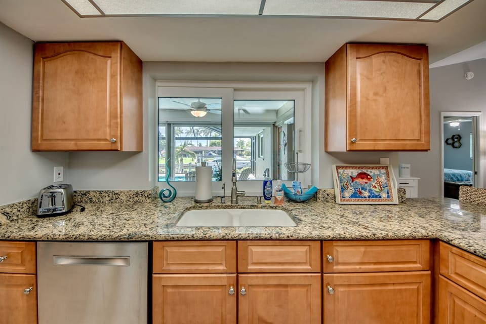 Great view from Kitchen
