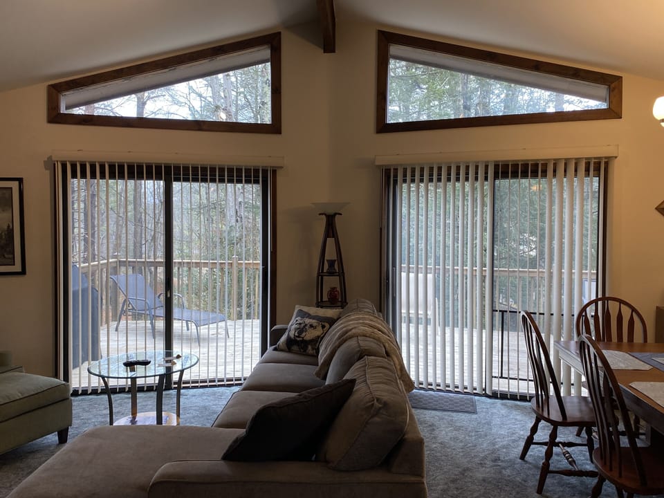 Sliding doors to deck