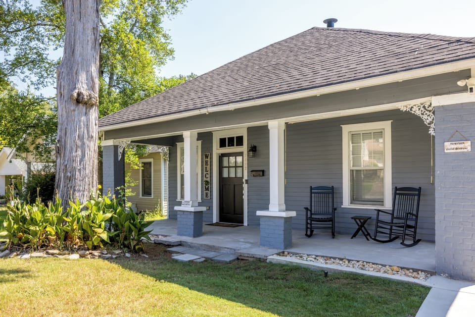 Welcoming front porch