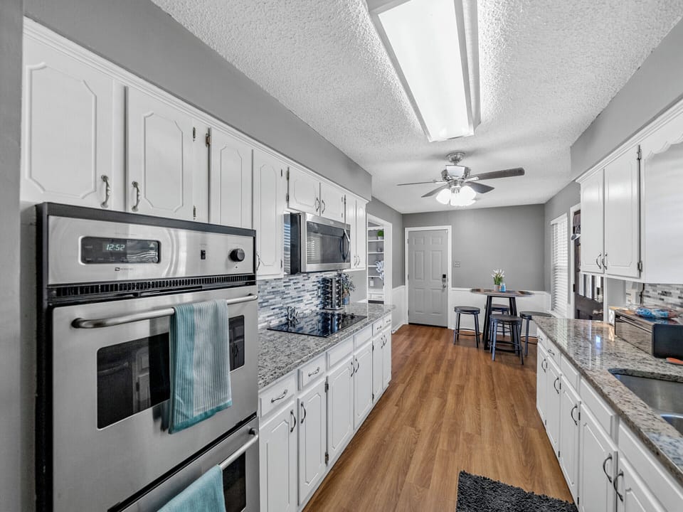 All the amenities you could want and need; toasters, spices, utensils, and more!